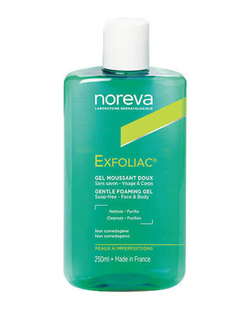 Noreva exfoliac gel nettoyant purifiant 250ml