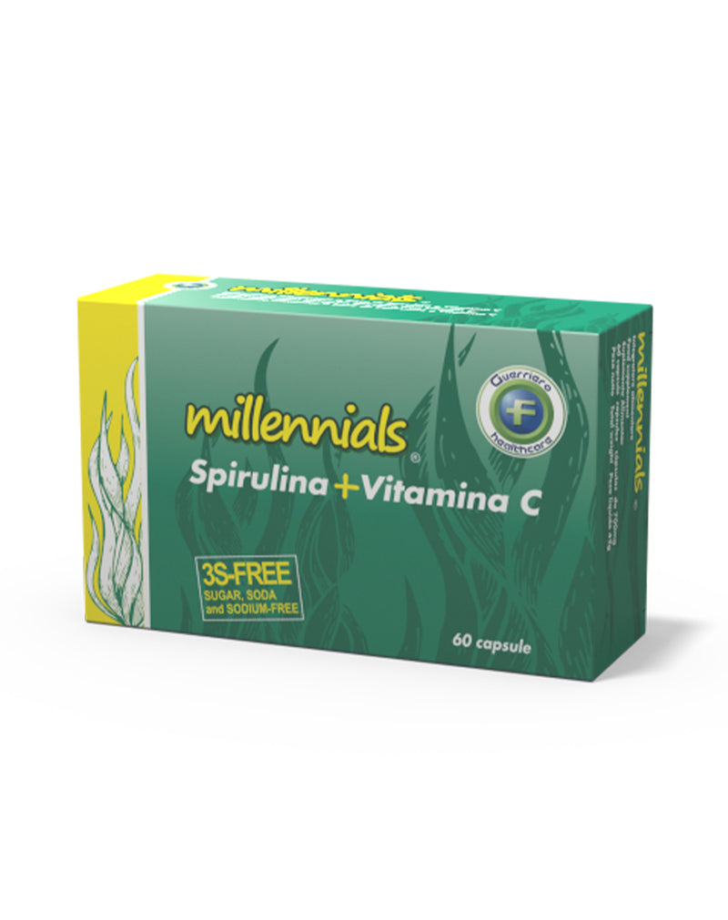 Millennials Spirulina +Vitamin C * 60