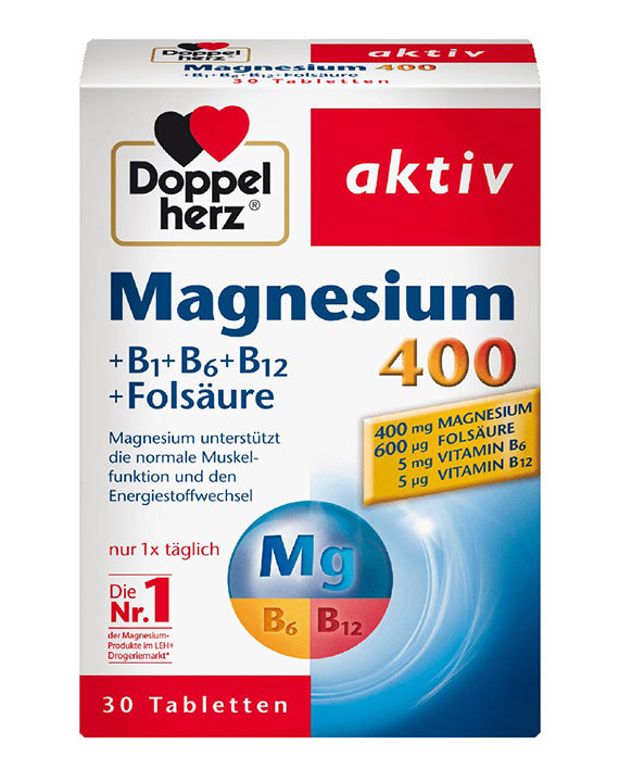 Doppel Herz Magnesium 400 * 30