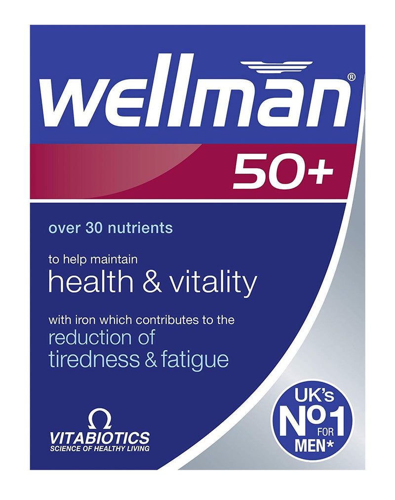 Vitabiotics Wellman 50+ *30