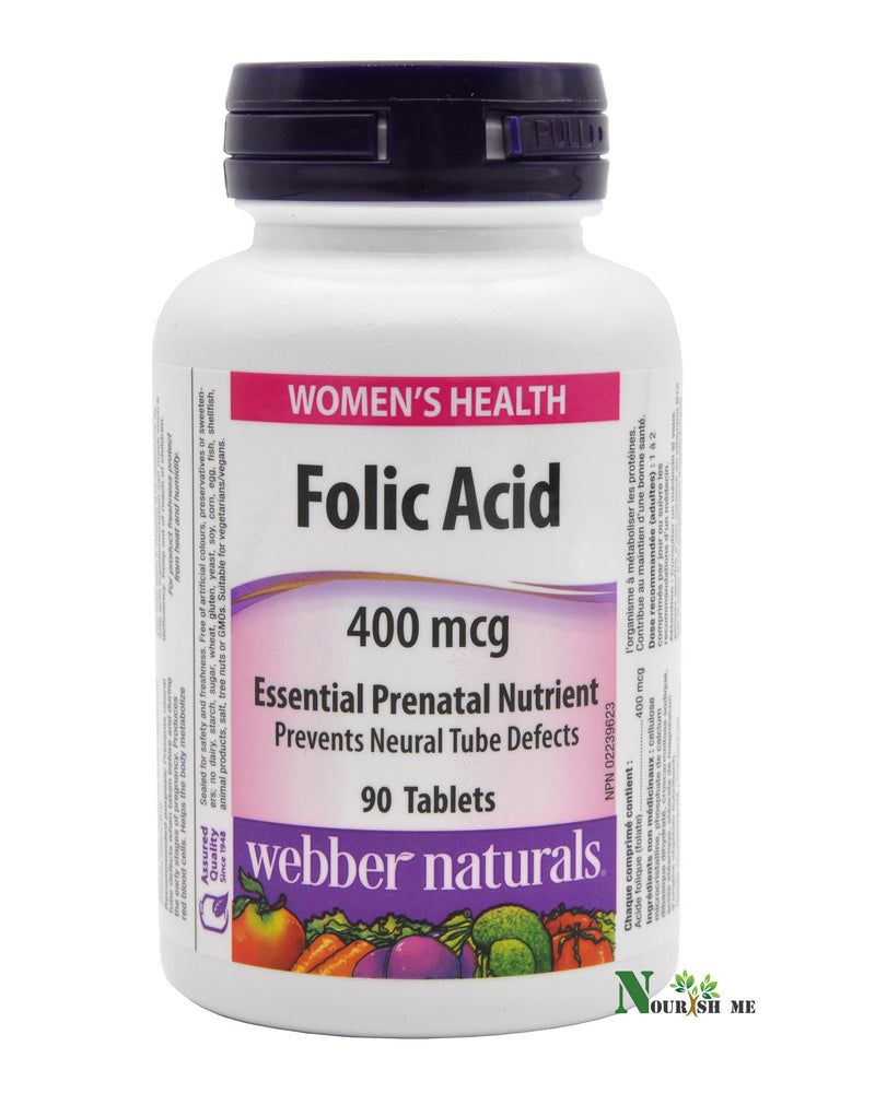 Webber Naturals Folic Acid * 90