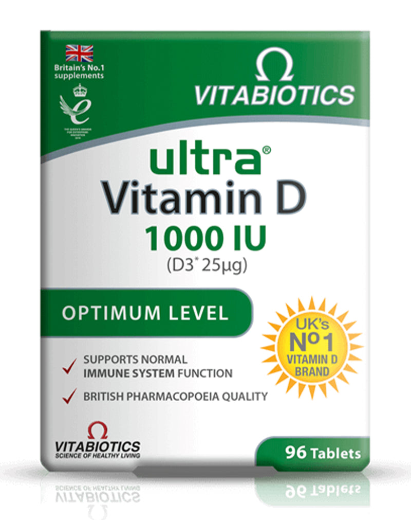 Vitabiotics Ultra Vitamin D3 1000 IU * 96