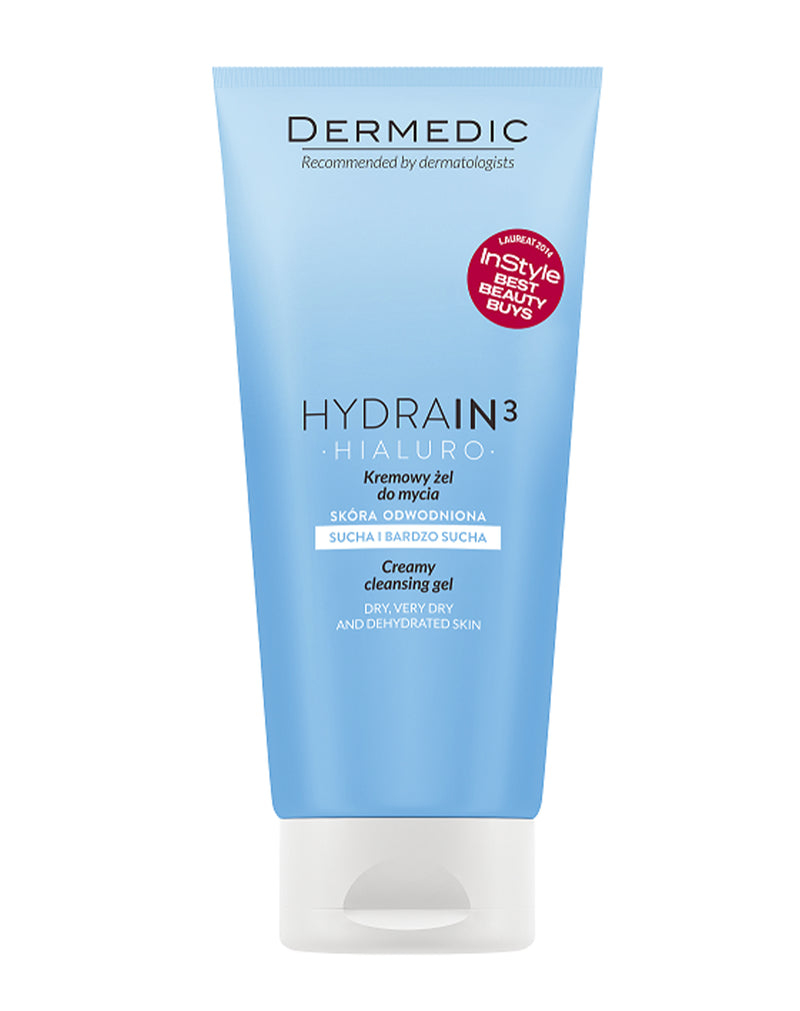 Dermedic Hydrain 3 Hialuro Creamy Cleansing Gel * 200ML