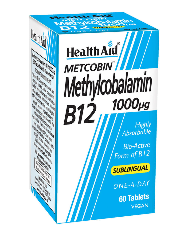 HealthAid Methylcobalamin B12 1000 MCG * 60