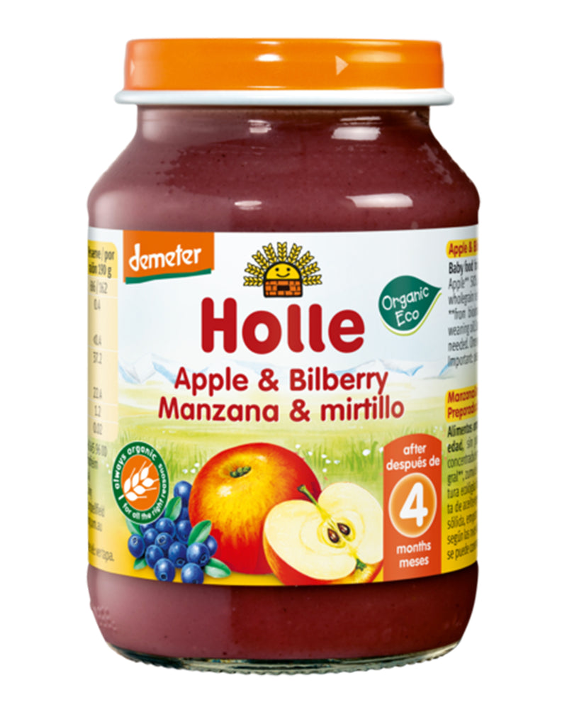 Holle Apple & Bilberry 4 Months + * 190 G