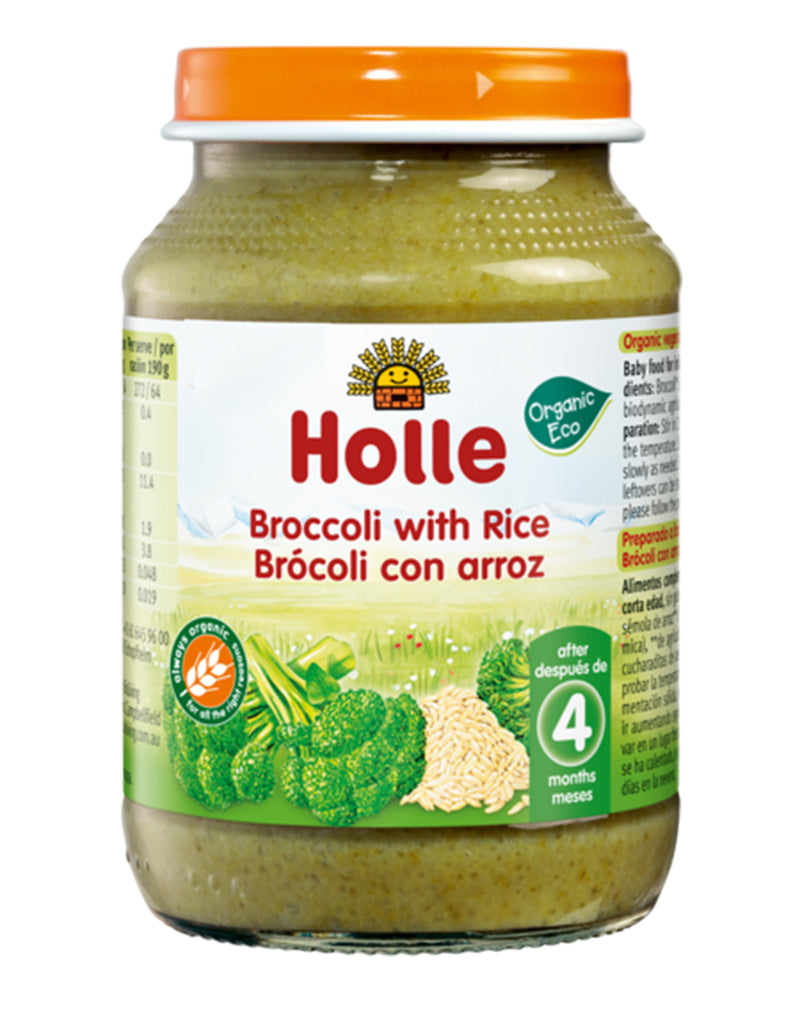 Holle Broccoli with Rice 4 Months + * 190 G