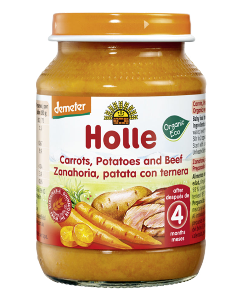 Holle Carrots, Potatoes and Beef 4 Months + * 190 G