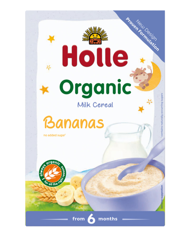 Holle Organic Milk Cereals Banana 6 Months + * 250 G