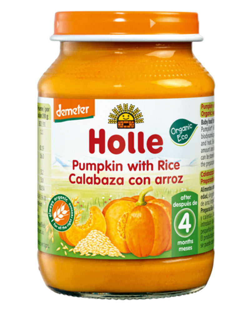 Holle Pumpkin With Rice 4 Months + * 190 G