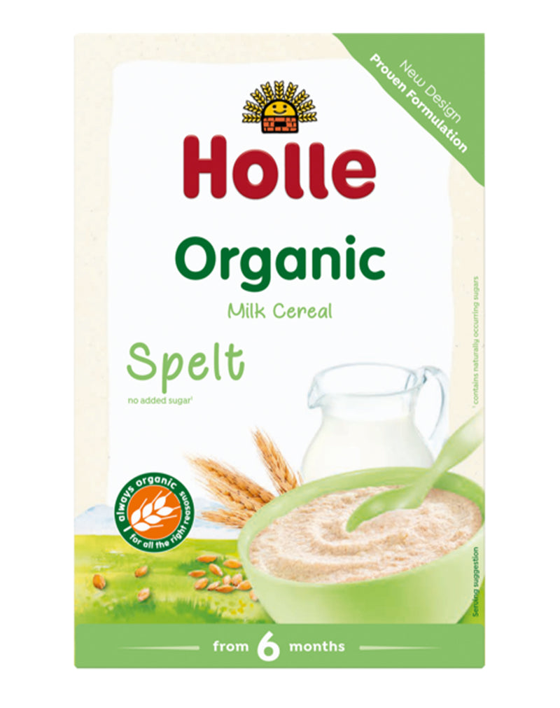 Holle Organic Milk Cereal With Spelt 6 Months + * 250 G