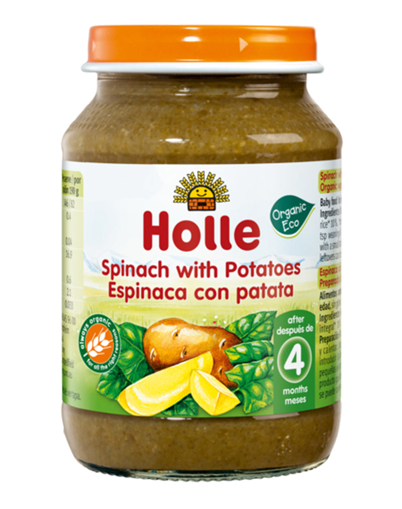 Holle Spinach With Potatoes 4 Months + * 190 G