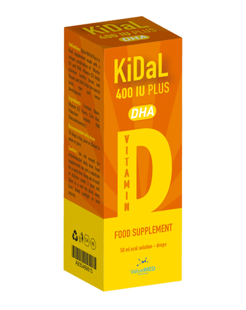 Kidal Plus DHA 400 IU  * 30 ML