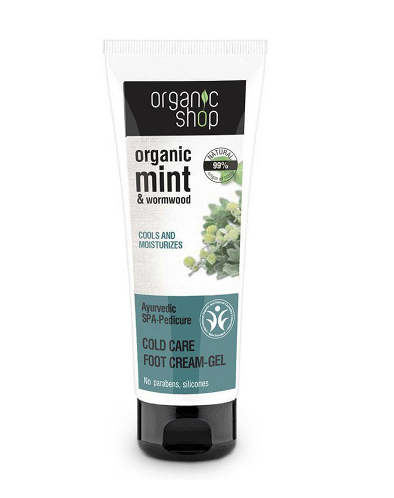 Organic Shop Mint & Wormwood Foot Cream Gel *75 ML