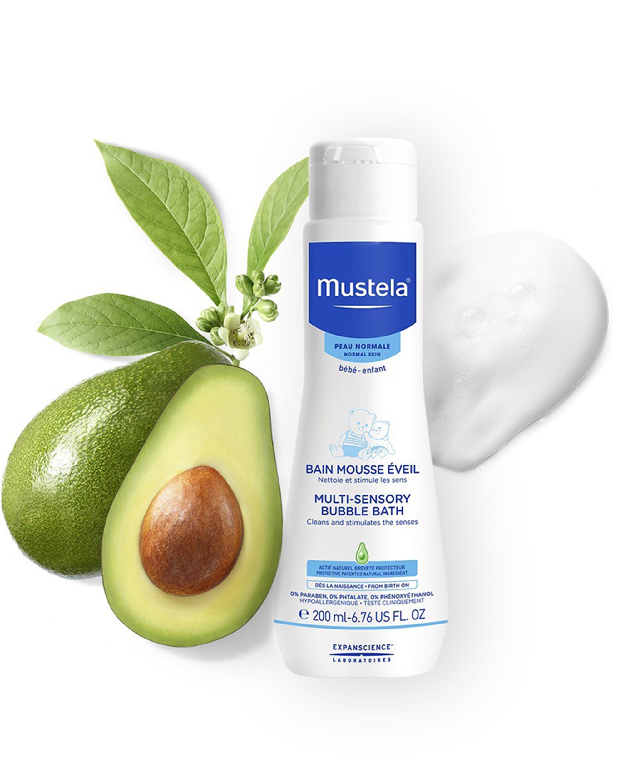 Mustela Bain Mousse Eveil 200 ML – Pharmawest - Main Image