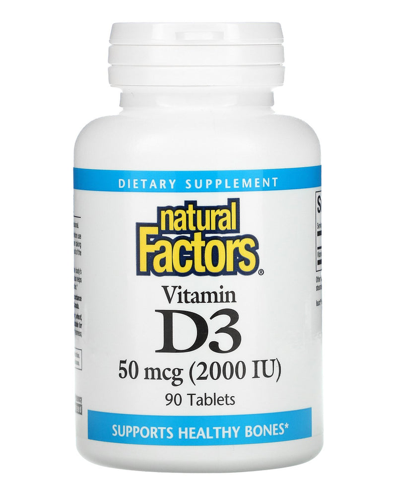 Natural Factors Vitamin D3 50 MCG * 90