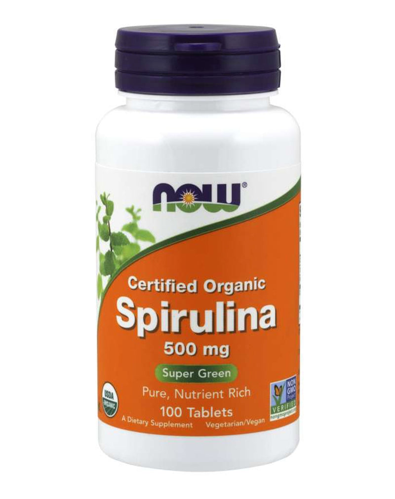 Now Spirulina 500 MG * 100