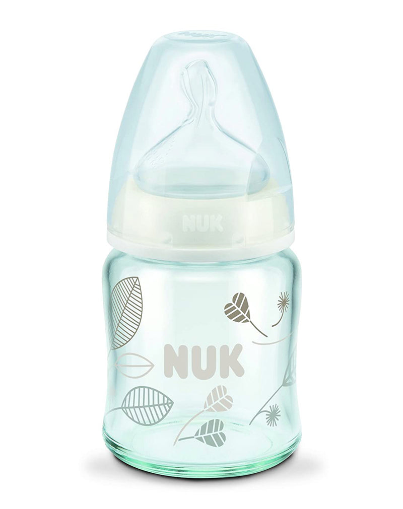 NUK First Choice Glass Feeding Bottle 0- 6 Months * 120 ML