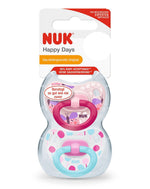 NUK Happy Day Silicone Soother * 2