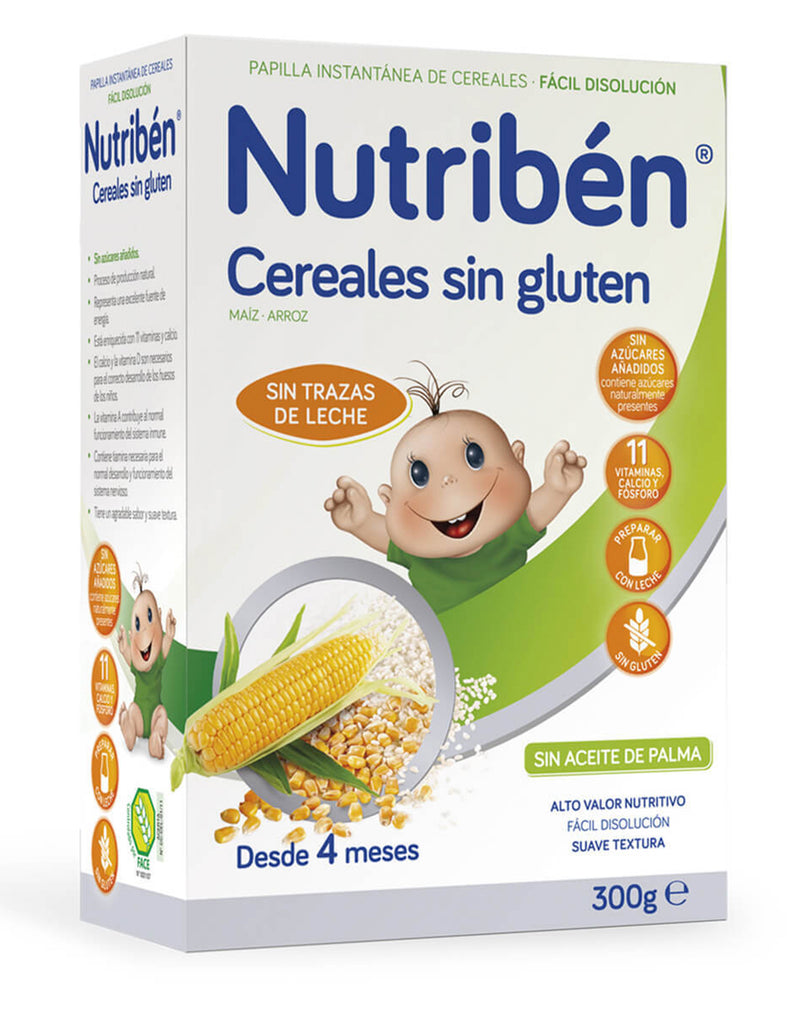 Nutriben Gluten-free Cereals 4 Months + * 300 G
