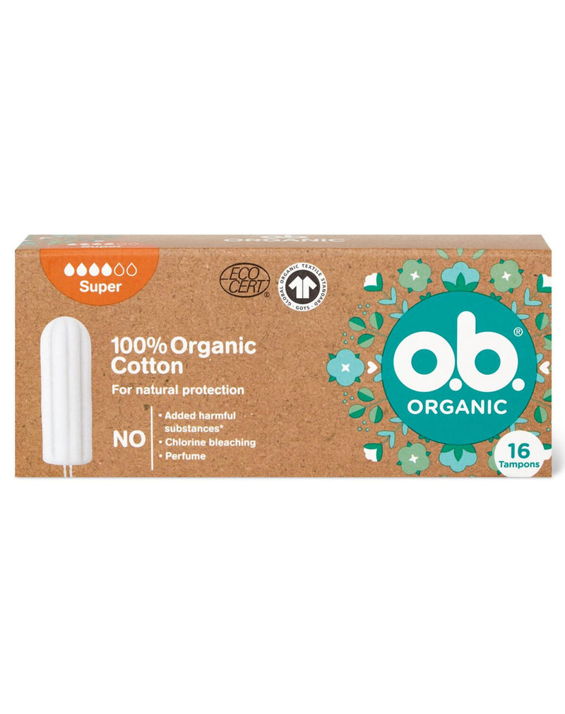 O.B. Organic Tampons Super * 16