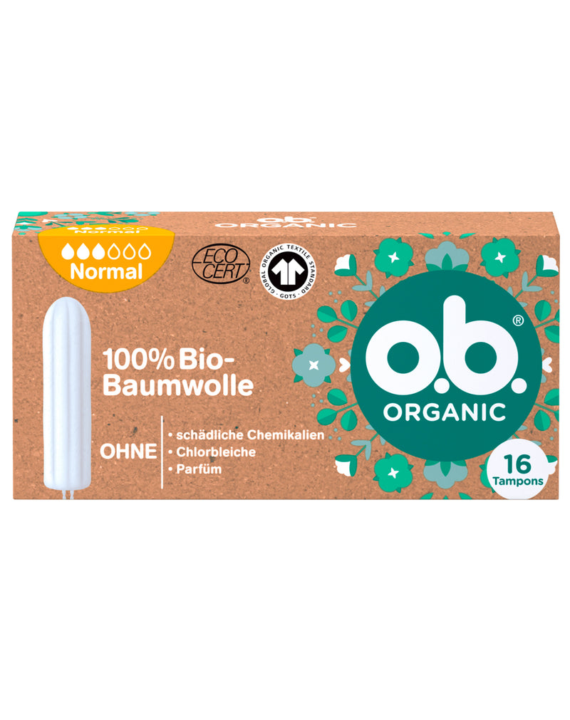 O.B. Organic Tampons Normal * 16