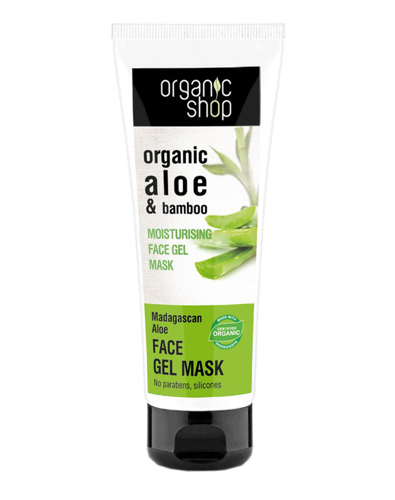 Organic Shop Aloe & Bamboo Face Gel Mask * 75 ML