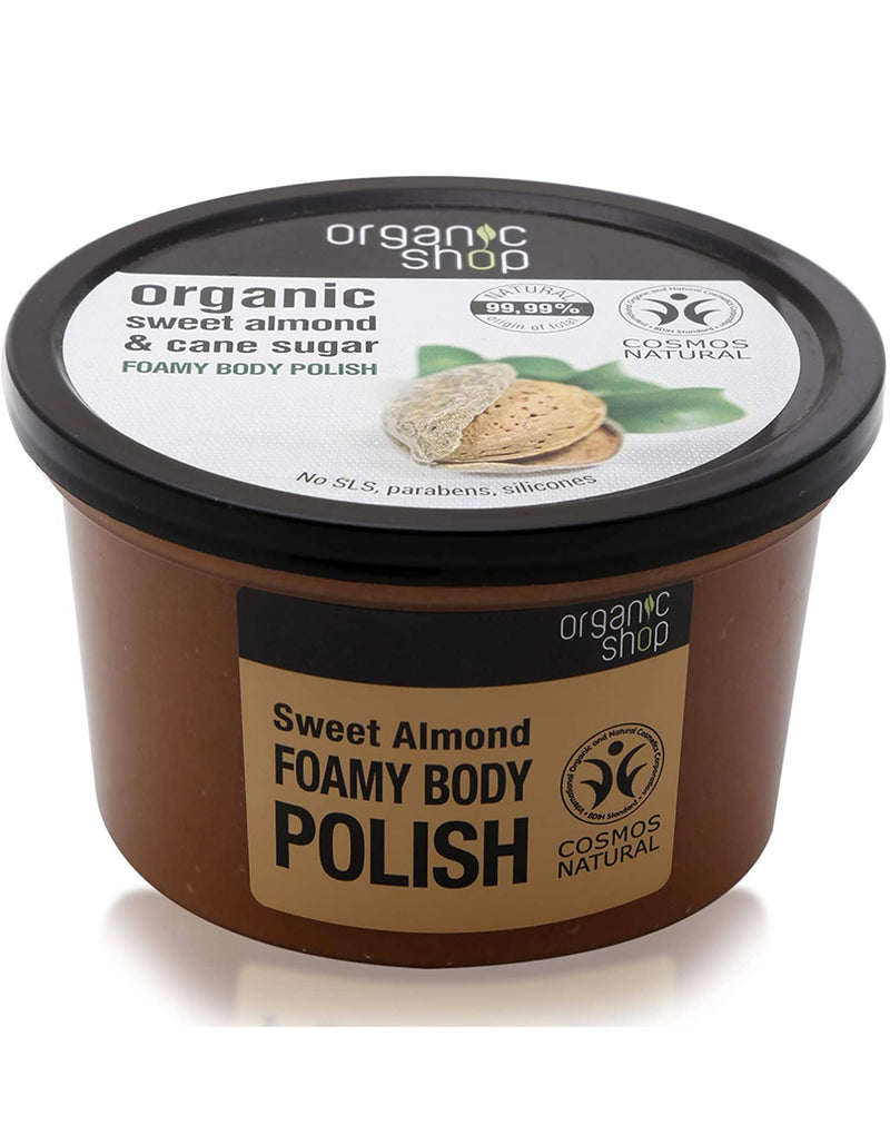 Organic Shop Sweet Almond & Cane Sugar Body Polish * 250 ML