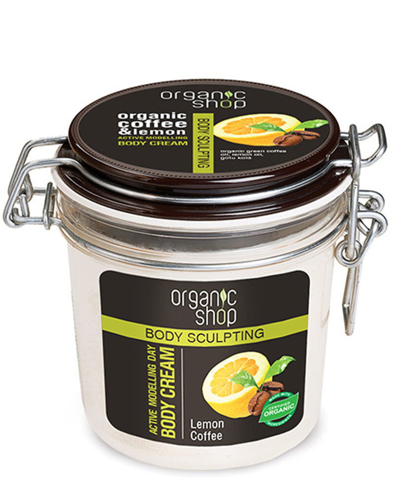 Organic Shop Body Sculpting Lemon Coffee Body Cream * 350 ML