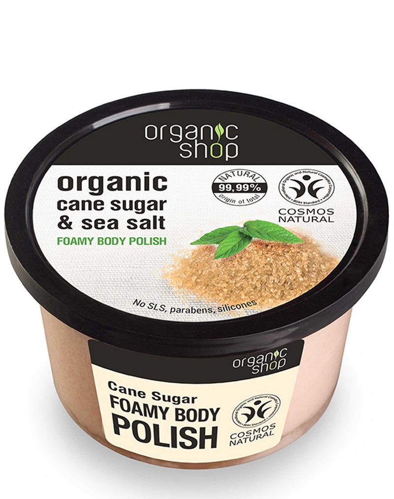 Organic Shop Body Polish Cane Sugar & Sea Salt * 250 ML