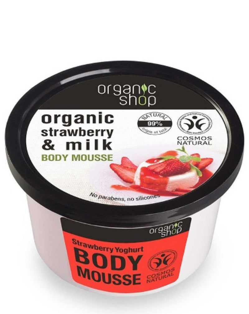Organic Shop Organic Strawberry & Milk Body Mousse * 250 ML