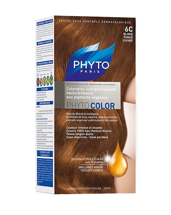 Phytocolor 6c dark coppery blonde