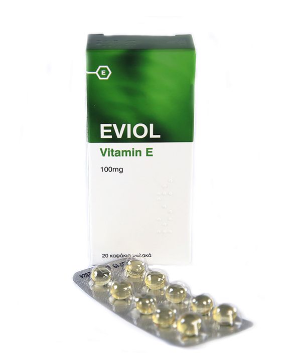 Eviol vitamin e 100mg caps kt*20