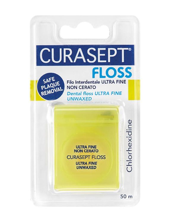 Curasept floss ultra fine unwaxed kt*50m