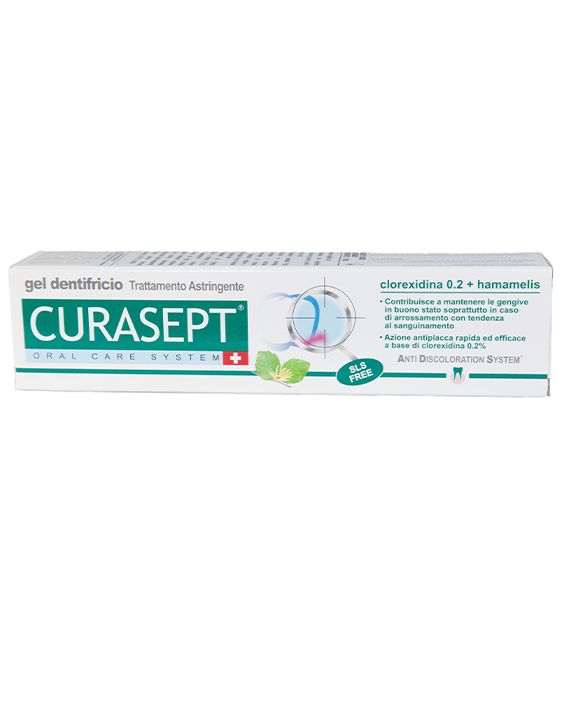 Curasept gel dentifricio clorexidina 0.2 + hamamelis tub*75ml