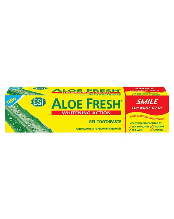 Esi aloe fresh smile for white teeth toothpaste tub*100ml
