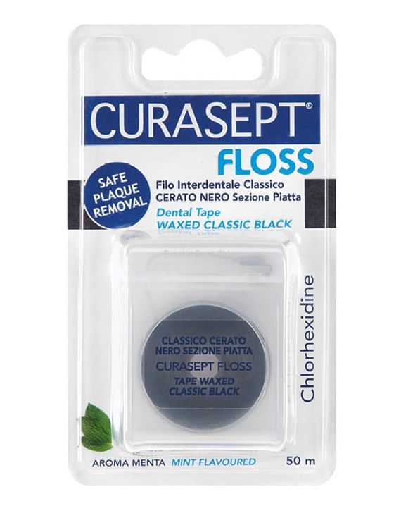 Curasept floss classic black kt*50m