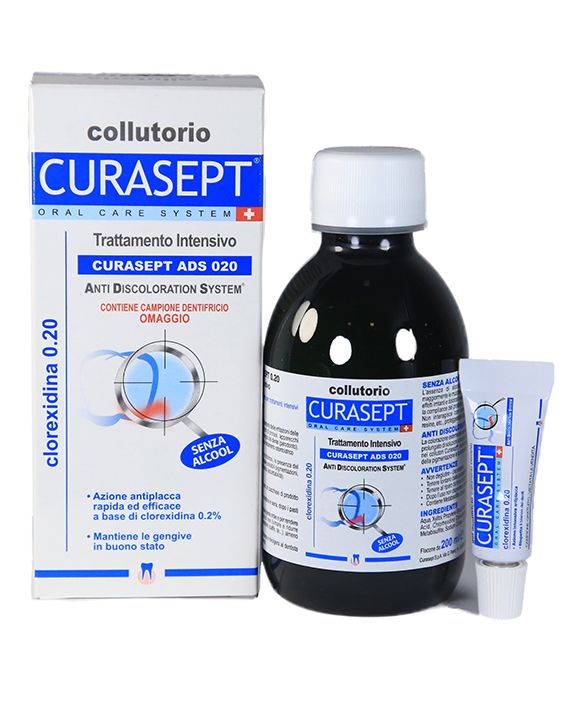 Curasept ads 020 chloredixidine 0.2% colutor fl*200ml