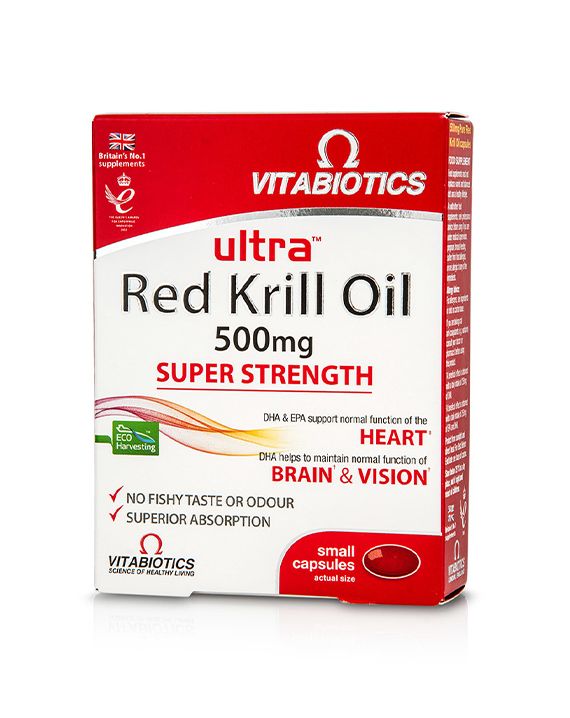 Vitabiotics ultra red krill oil caps * 30