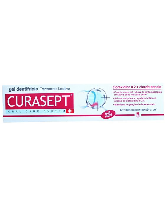 Curasept gel dentifricio clorexidina 0.2% + clorobutanolo tub*75ml