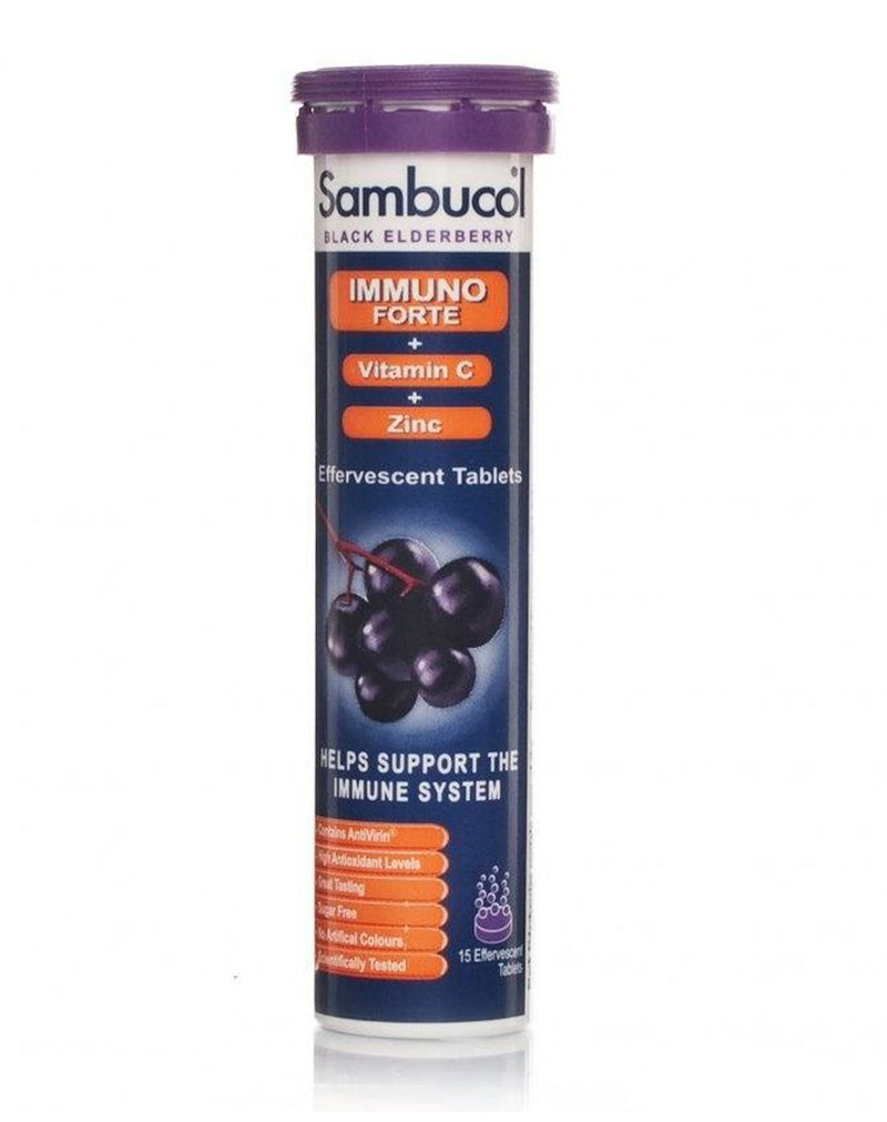 Sambucol Black Elderberry Effervescent Tablets * 15