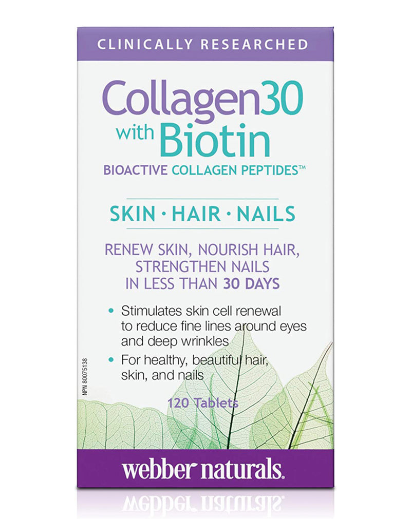 Webber Naturals Collagen 30 With Biotin * 120