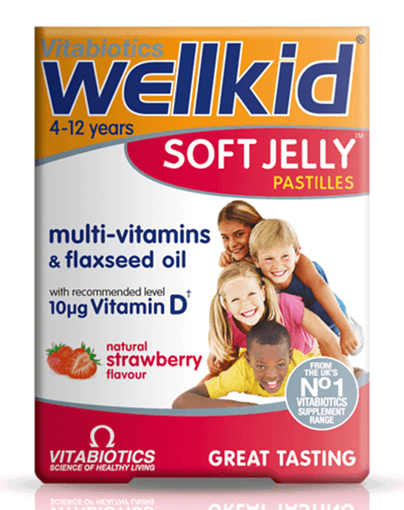 Vitabiotics Wellkid Soft Jelly 4-12 Years * 30